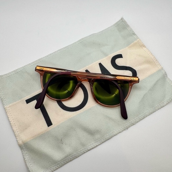 TOMS Rosalyn Pink Crystal Glasses NO LENSES - Picture 4 of 9